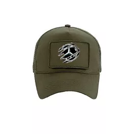 vymeniteľná šiltovka mercedes military zelená