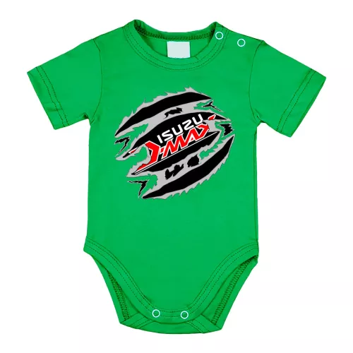 isuzu d-max dojčanské telo s krátkym rukávom zelené