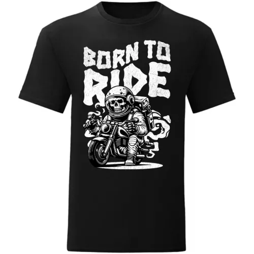born to ride motorcycle tričko čierne