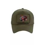 mtz 82 army zelená baseballová čiapka vymeniteľná záplata