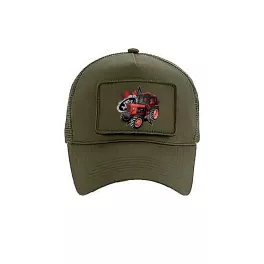   mtz 82 army zelená baseballová čiapka vymeniteľná záplata