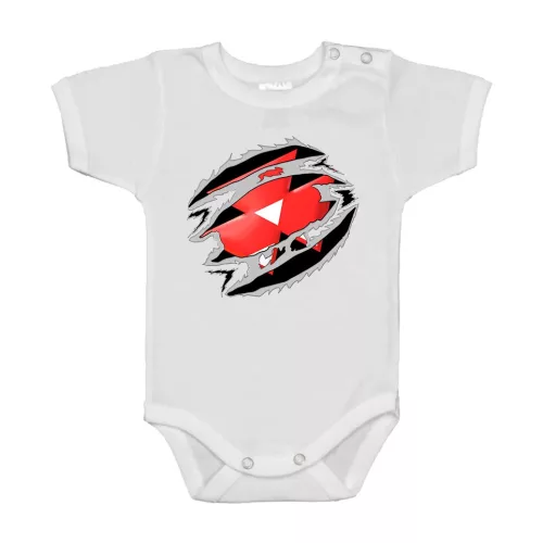 massey ferguson biele telo s krátkymi rukávmi