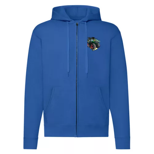 modrá mikina fendt na zips