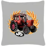 mtz 50 šedý bavlnený vankúš