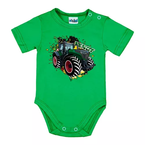 fendt body pre bábätká zelené krátky rukáv