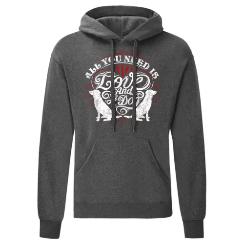 all you need is…sivá sveter s klokaním vreckom