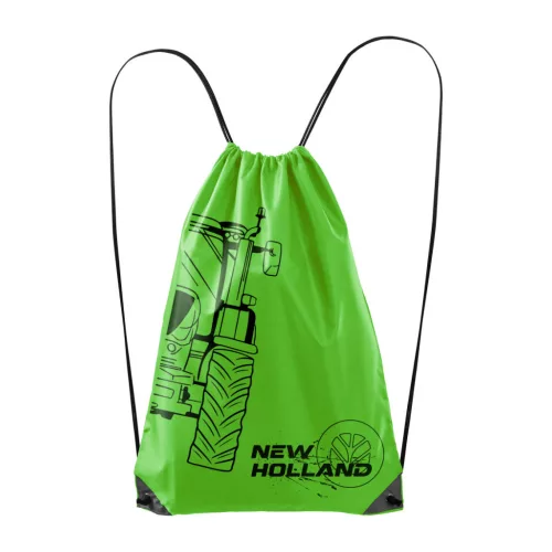 zelený ruksak new holland čierna obrys