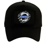 čierna vymeniteľná baseballová čiapka volvo
