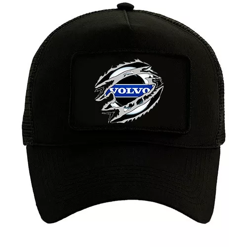 čierna vymeniteľná baseballová čiapka volvo