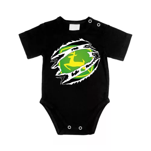 zelený traktor čierny krátky rukáv bojčenské body