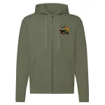 zelená mikina claas axion zipper