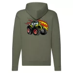 zelená mikina claas axion zipper