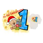 moja prvá vianočná bunda body pre bábätká dlhé rukávy