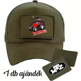 mtz belarus army zelená vymeniteľná baseballová čiapka