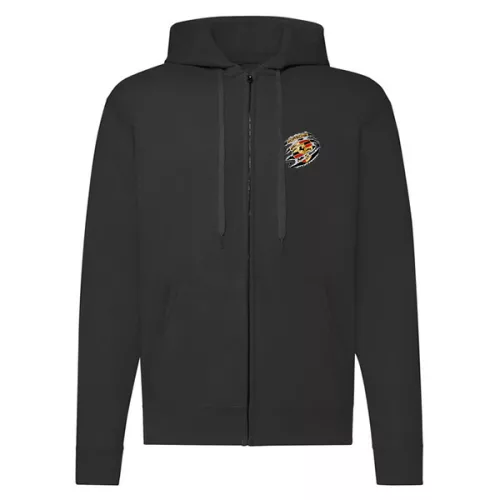 porsche mikina čierna na zips