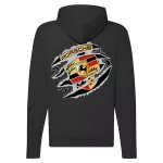 porsche mikina čierna na zips