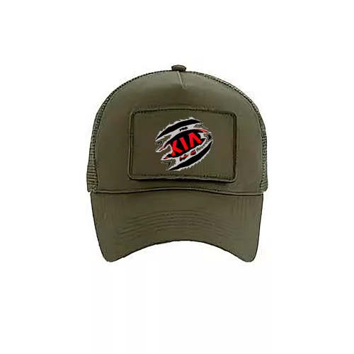 vymeniteľná šiltovka kia military zelená