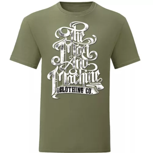 the man and…zelená tričko