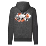 rally vfts lada tmavo sivá mikina na zips