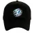 volkswagen čierna vymeniteľná baseballová čiapka