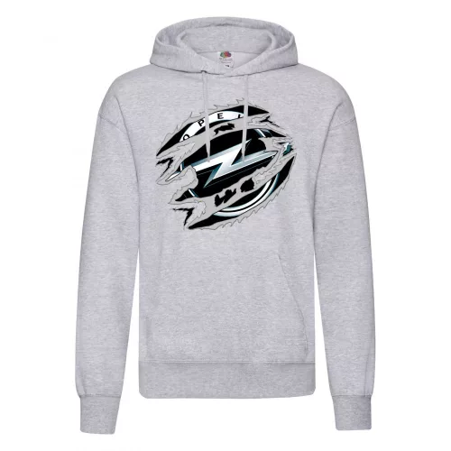 sveter opel svetlo sivá