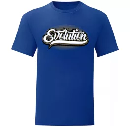 evolution modrý tričko