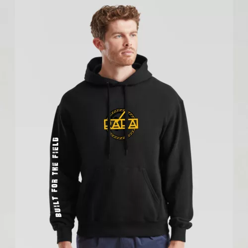 sveter rába style s klokaním vreckom v čiernej farbe