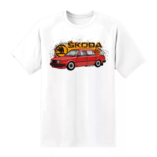 skoda 120 biele tričko
