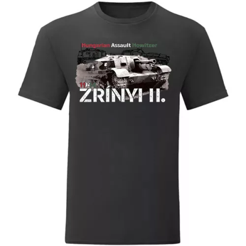 tričko zrínyi ii tank (čierne)
