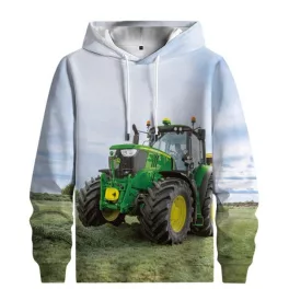 3d mikina s kapucňou john deere xxl
