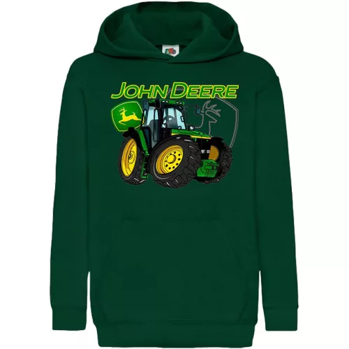 detský sveter tractor zelená - zelený