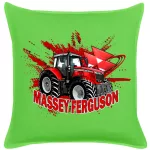 massey ferguson zelený vankúš z bavlny