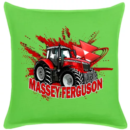 massey ferguson zelený vankúš z bavlny