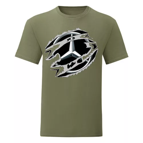 zelená košeľa mercedes