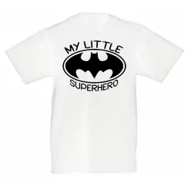detské tričko batman - my little superhero