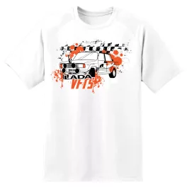 rallys vfts lada biele tričko s krátkym rukávom