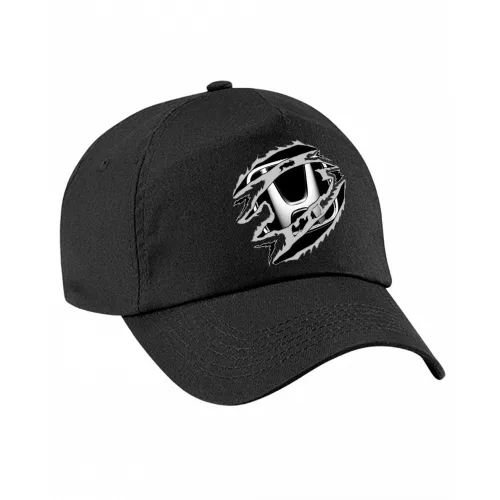 čierna detská látka honda baseball čiapka