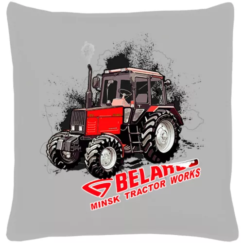 mtz 80 šedý bavlnený vankúš