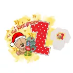 moje prvé vianoce body pre bábätká dievča dlhé rukávy