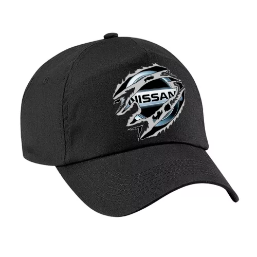 čierna látka nissan detská baseball čiapka