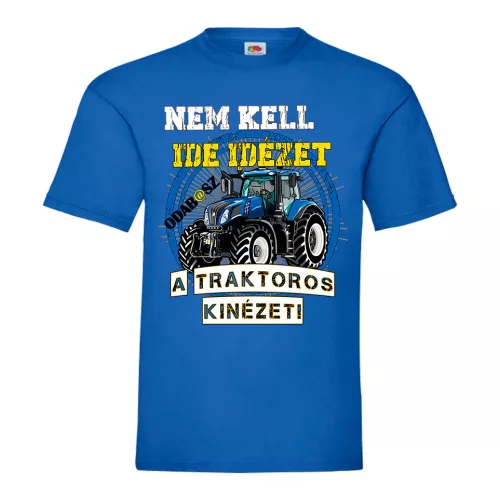 new holland - tu žiadne citáty.... modré tričko