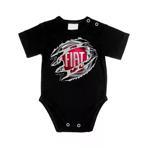 fiat čierna krátky rukáv dojenské body