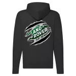 land rover čierna mikina na zips