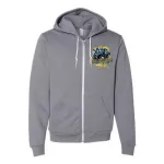 new holland gazda  svetlo siví sveter na zips