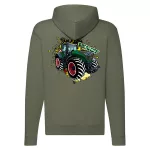 zelená mikina fendt na zips