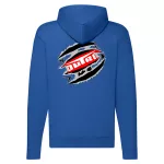 modrá mikina s logom dutra