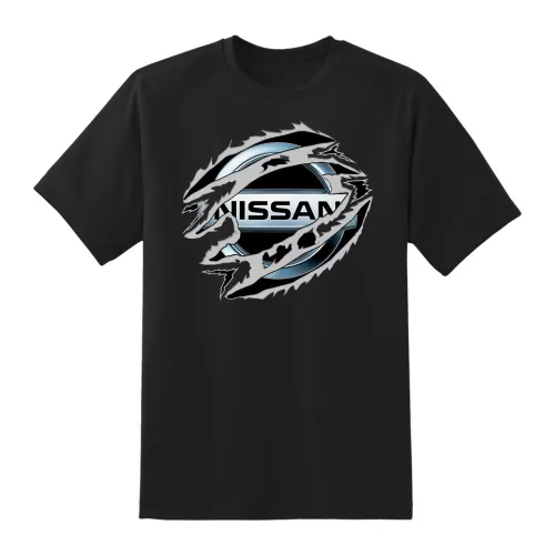 čierne tričko nissan