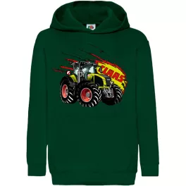 claas axion detský sveter - zelený