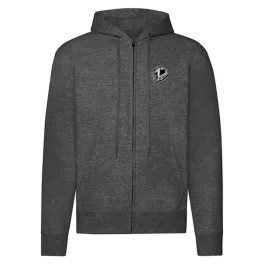 lexus mikina na zips tmavo sivá
