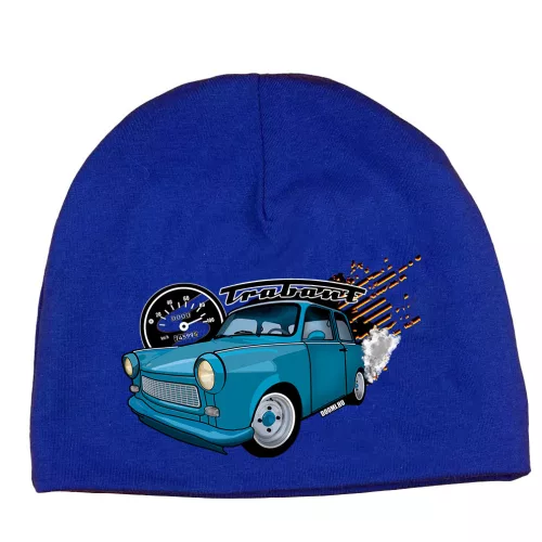 trabant 601 detská čiapka modrá